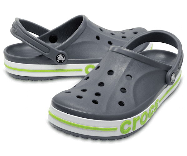 crocs gris vert